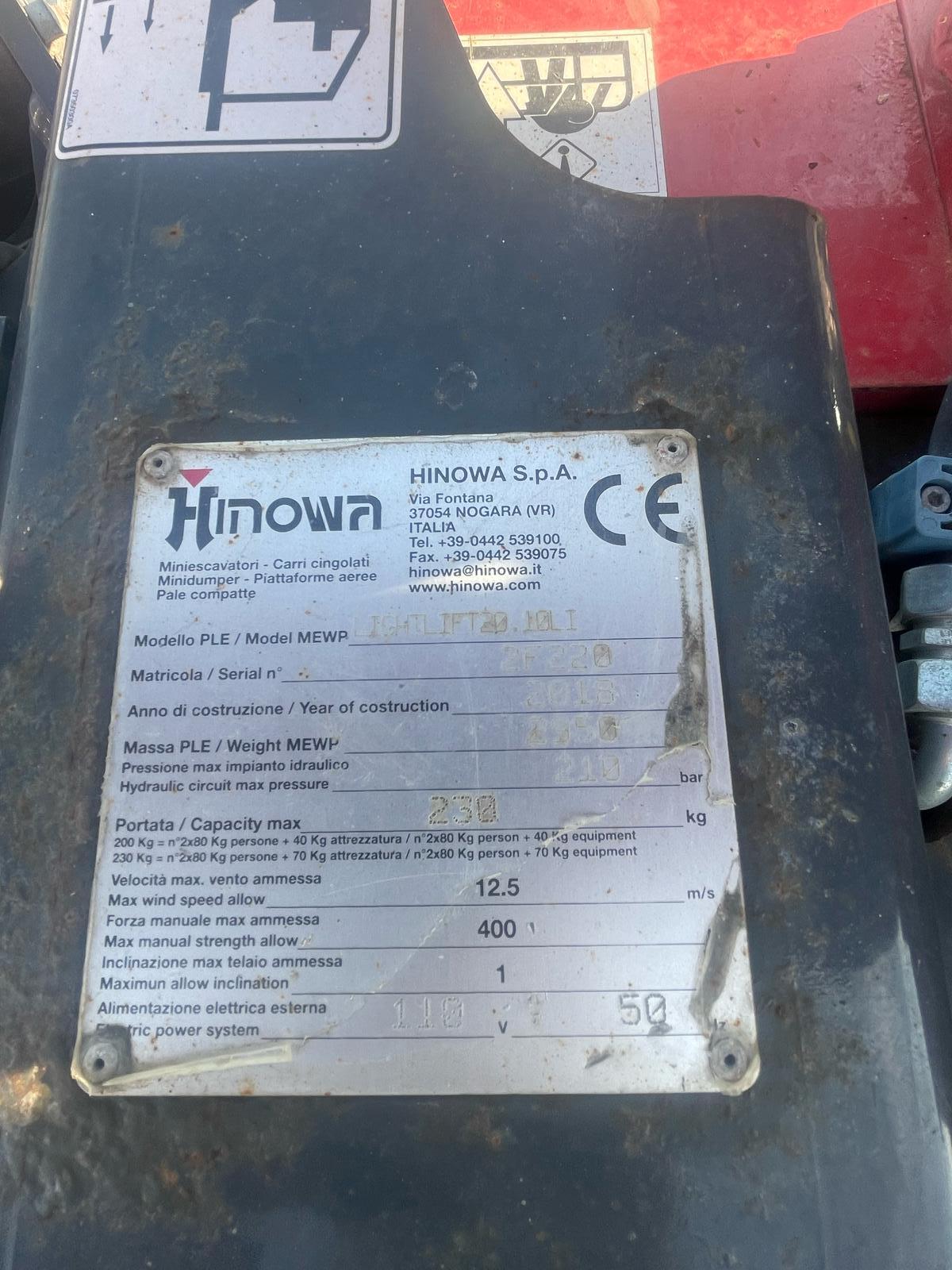 Hinowa Lightlift 20.10 Lithium - Image 13