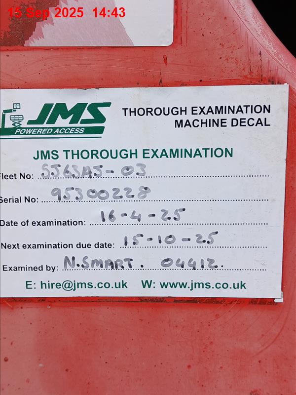 Skyjack SJ63AJ Articulated boom - Image 6